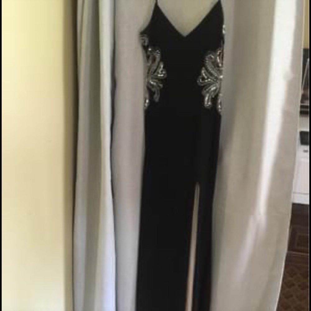 Formal Black Long Dress